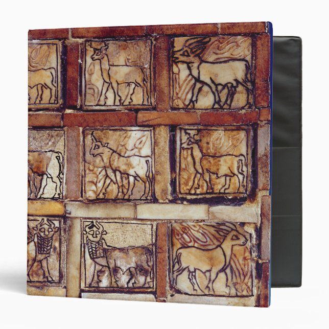 Classeur Panneau de jeu, animaux du champ et forêt (Devant/Intérieur)