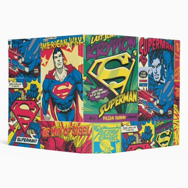 Classeur Panneaux comiques Superman (Arrière-plan)