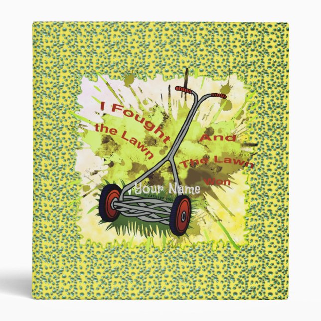 Classeur papa de tondeuse de pelouse (Devant)