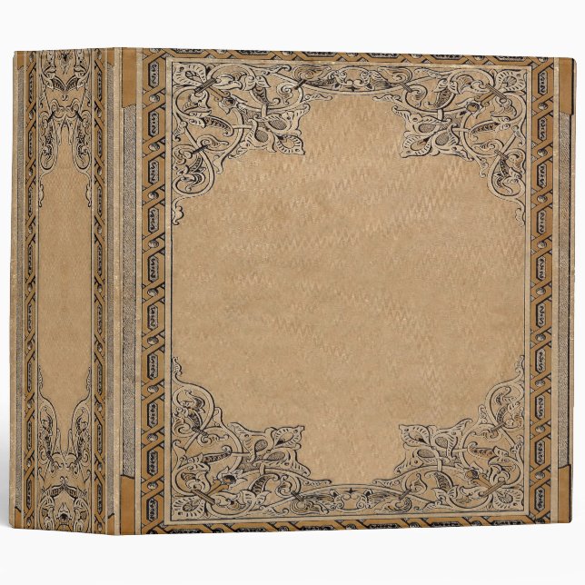 Classeur Papier de nouage ancien tombé (Devant/Côté)