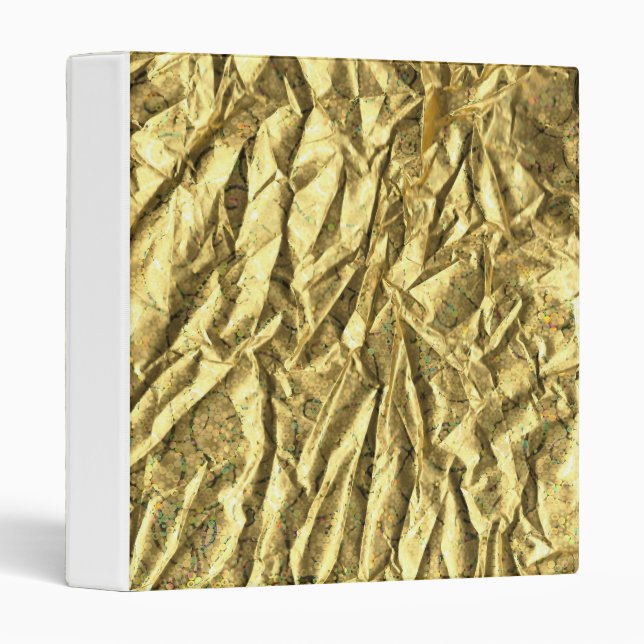 Classeur Papier doré (Devant/Côté)