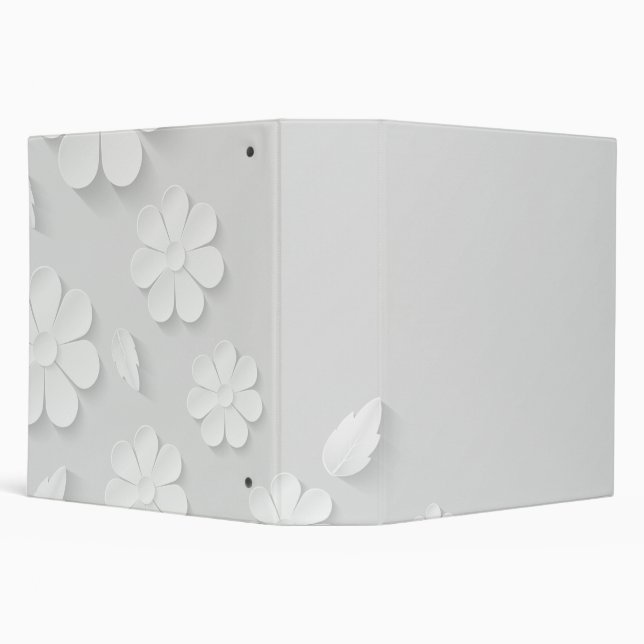 Classeur papier-fleur-arrière - plan-blanc (Arrière-plan)