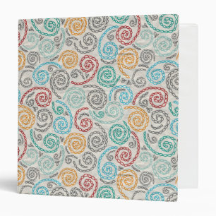 Classeur Papier fripé par fantaisie de broderie