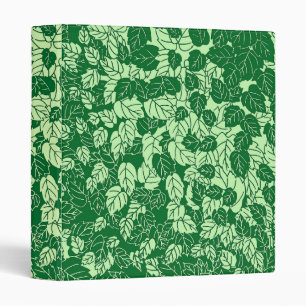 Classeur Papier japonais, émeraude et vert citron