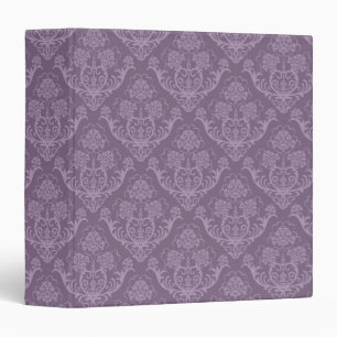 Classeur Papier peint floral pourpre