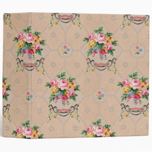 Classeur Papier peint Retro vintage Pot à fleurs suspendu