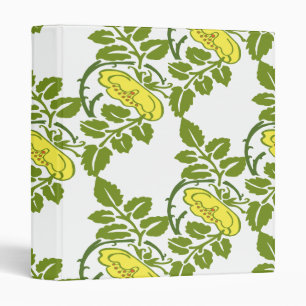 Classeur Papier peint vintage Floral Buttercup damassé