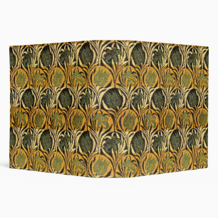 Classeur Papier Peint Vintage Tulipe Lily Or William Morris