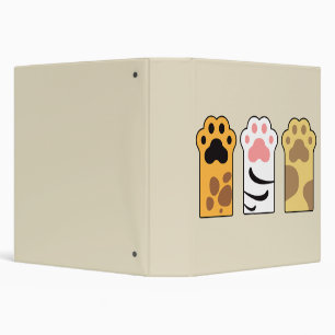 Classeur Papiers de chat colorés