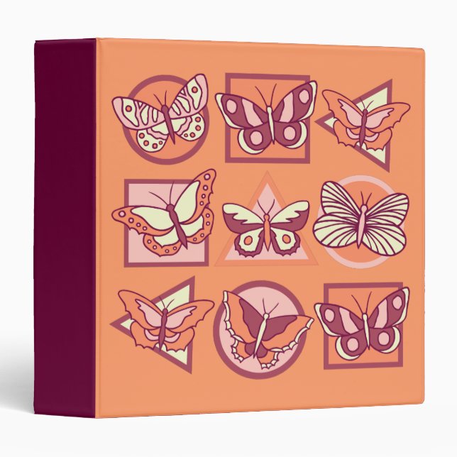 Classeur papillon (Devant/Côté)