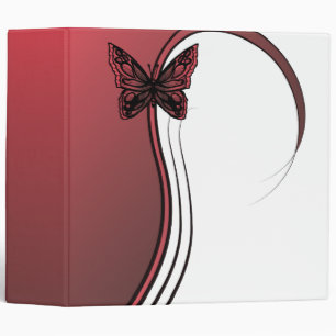 Classeur papillon Abstrait Brown