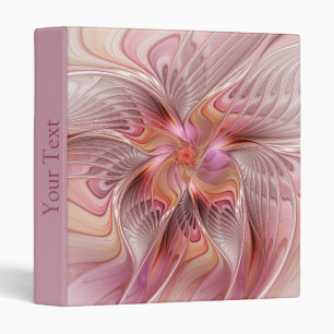 Classeur Papillon Abstrait Imaginaire coloré Texte fractal