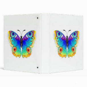 Classeur Papillon Arc-en-ciel Paon Œil