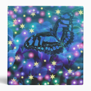 Classeur Papillon bleu magique