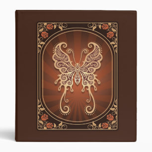 Classeur Papillon Brown sensible vintage