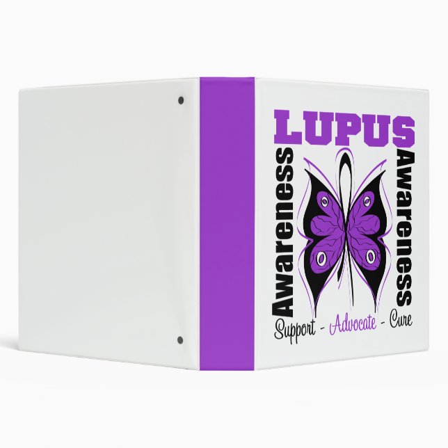 Classeur papillon de sensibilisation Lupus (Arrière-plan)