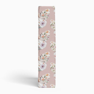 Classeur Papillon floral Fleur sauvage Boho