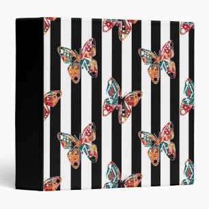 Classeur Papillon multicolore