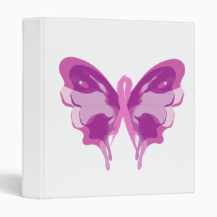 CLASSEUR PAPILLON ROSE DE RUBAN