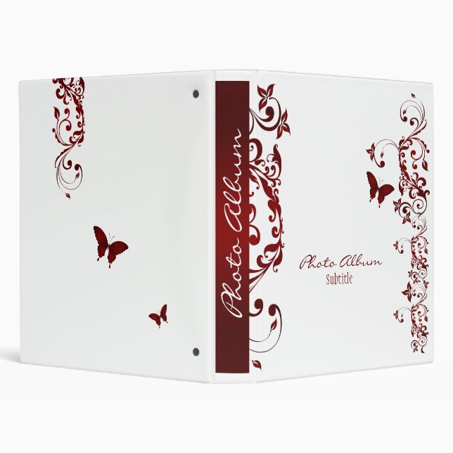 Classeur Papillon rouge (Arrière-plan)