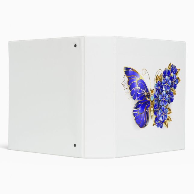 Classeur Papillon saphir à fleurs (Arrière-plan)