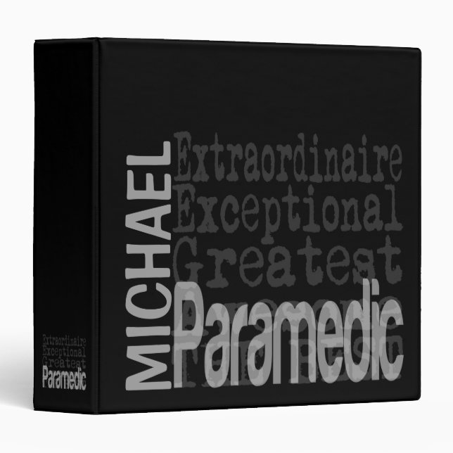 Classeur Paramedic Extraordinaire CUSTOM (Devant/Côté)
