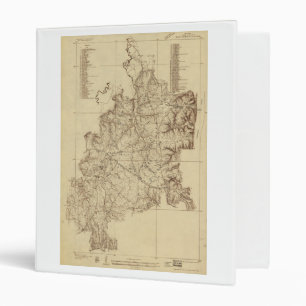Classeur Parc militaire national Tennessee Map (1934) de