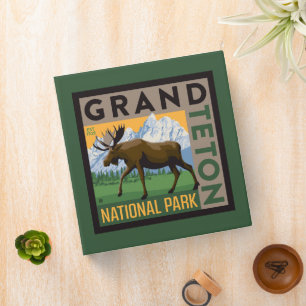 Classeur Parc national de Grand Teton Moose