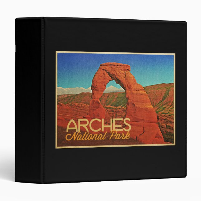 Classeur Parc national des Arches (Devant/Côté)