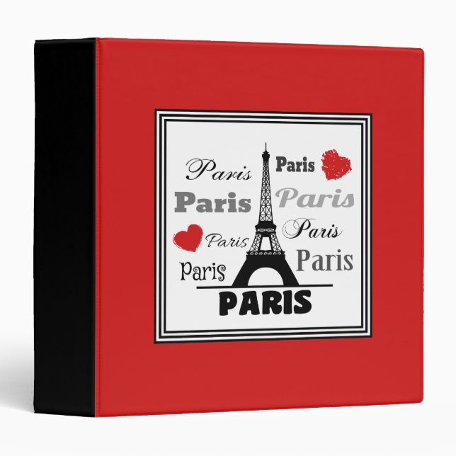 Classeur Paris (Devant/Côté)