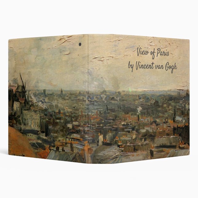 Classeur Paris depuis Montmartre par Vincent van Gogh (Arrière-plan)