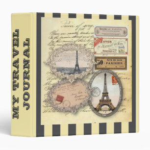Classeur Paris Thème Travel Journal