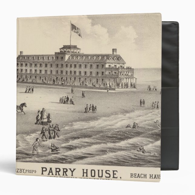 Classeur Parry House, Beach Haven, NJ (Devant/Intérieur)