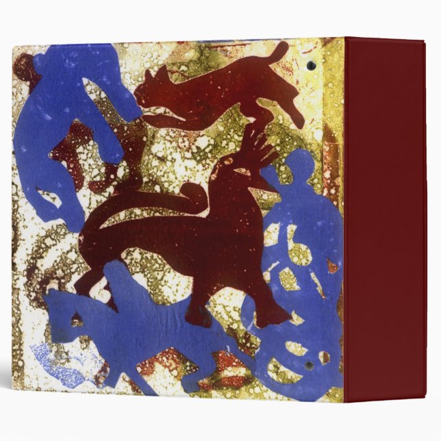 Classeur Partie de poule (Dos/Côté)