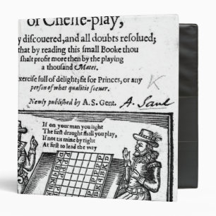Classeur Partie d'échecs célèbre, 1614