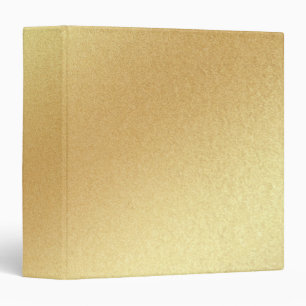 Classeur Parties scintillant d'or moderne et design de Faux