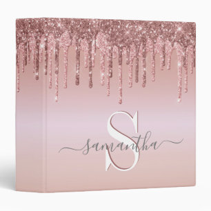Classeur Parties scintillant Drives Rose Rose Gold Personna