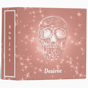 Classeur Parties scintillant gothique Rose d'or blanc Élé