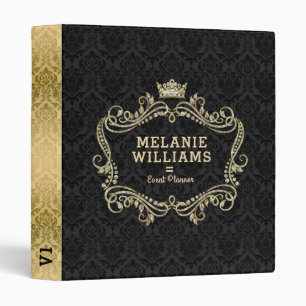 Classeur Parties scintillant or et blanc Flexibles Cadre &
