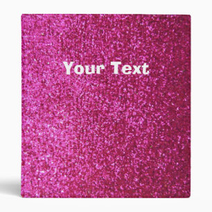 Classeur Parties scintillant rose-chaud Faux