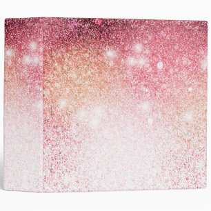 Classeur Parties scintillant rose élégant Design de luxe