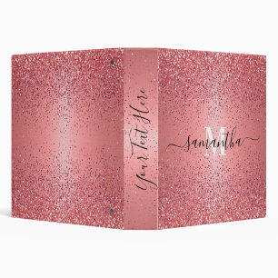 Classeur Parties scintillant rose Gold Foil