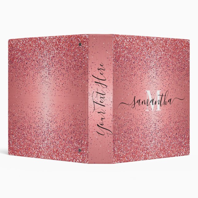Classeur Parties scintillant rose Gold Foil (Arrière-plan)