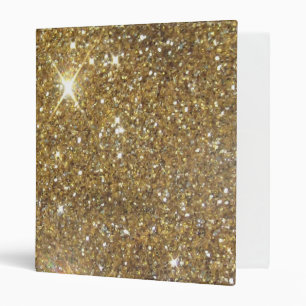 Classeur Parties scintillantes de luxe d'or - image