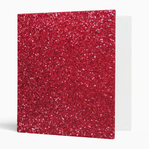 Classeur Parties scintillantes de rouge cramoisi