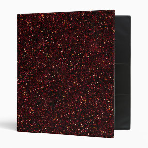 Classeur Parties scintillantes rouges rouge foncé