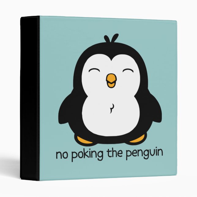 Classeur Pas De Poing Sur Le Pingouin (Devant/Côté)