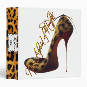 Classeur "Pas peur des hauteurs" Stilettos High Heure Custo