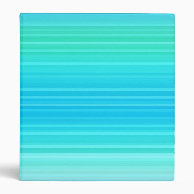 Classeur Pastel Abstrait Turquoise Bleu Bleu Grandes Têtes  (Devant)