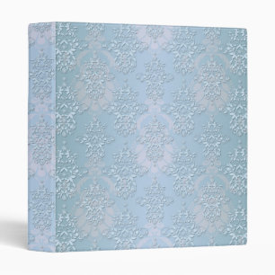 Classeur Pastel Baby Blue Damask